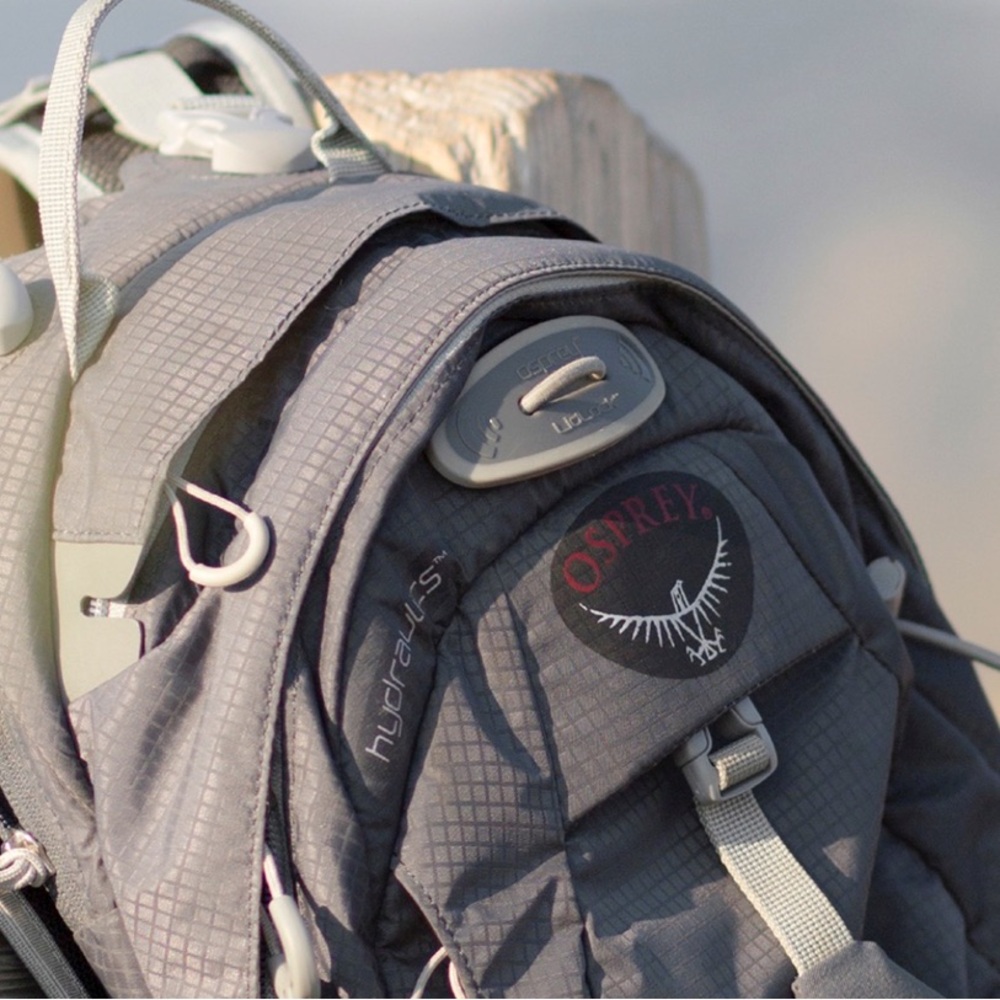 Osprey raptor 10 hydraulics hydration pack biking hiking backpack S/M silt gray - Picture 2 of 13